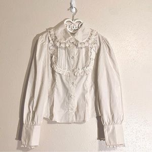 Innocent World Peter Pan Collar Blouse with Lace